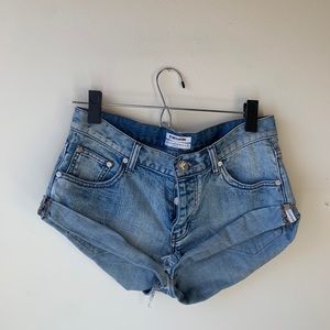 One Teaspoon Bandits Denim Shorts